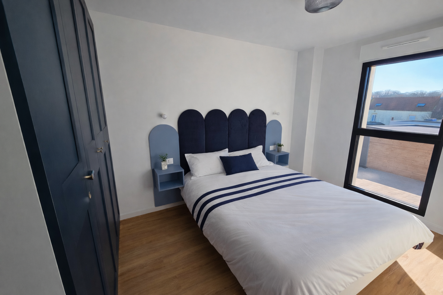 Chambre bleue
